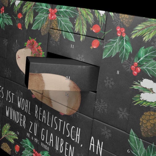 Mr. & Mrs. Panda Befüllbarer Adventskalender Meerschweinchen Weisheit - Schwarz