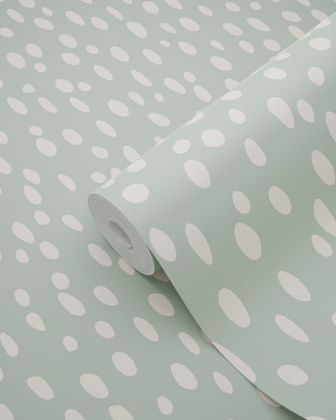 Tapetenrolle mit unregelmässigem Punktmuster