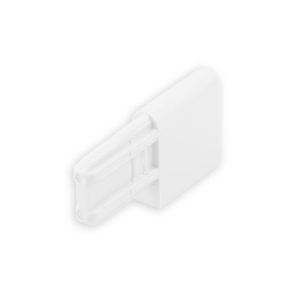 DIWARO. Endstabgleiter - Gleiter für Rolladen Endstab | 28 x 28,5 x 9 mm | weiß | 1 Paar