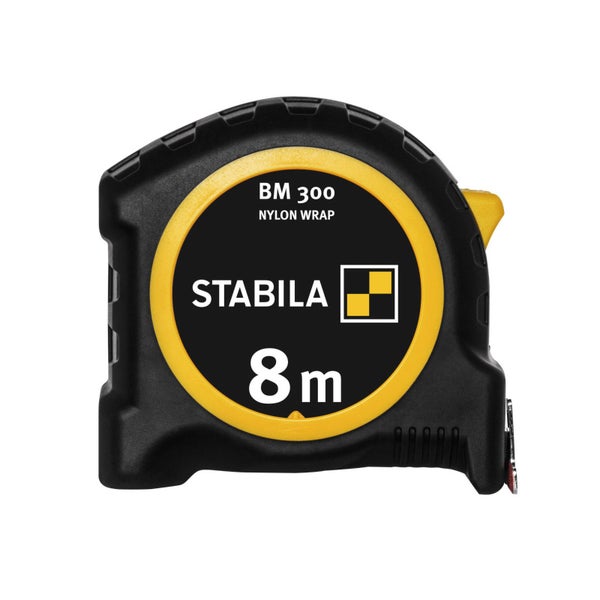 Stabila Rollbandmaß BM 300 mit Nylonband, 8 Meter