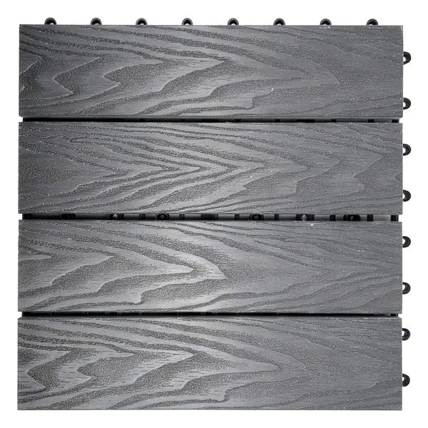 Verbundfliesen mit Holzoptik für den Außenbereich