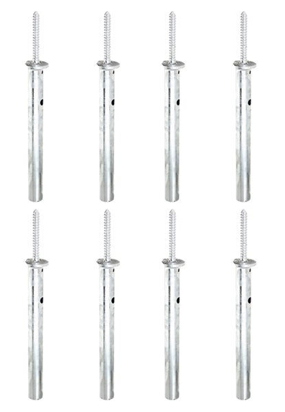 Holztreppe mit fünfzehn Stufen