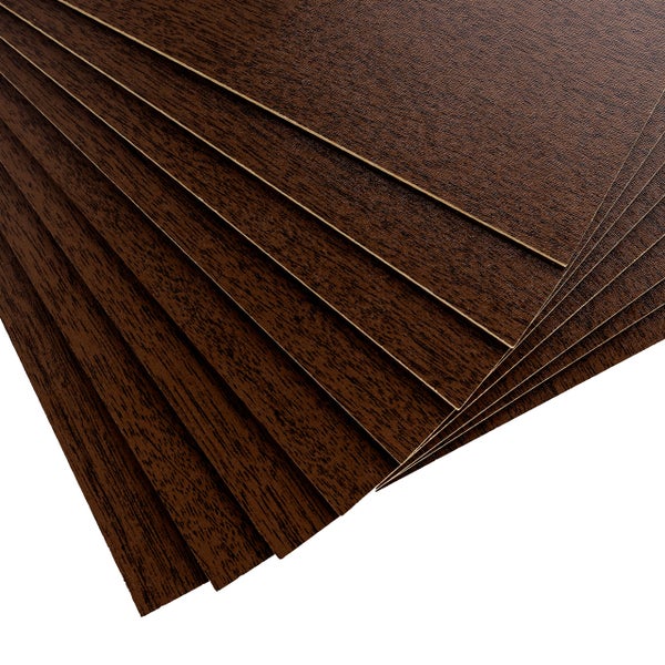 Creative Deco 10xA3 MDF Platten Einseitig Lackiert Wenge 420x300x3 mm