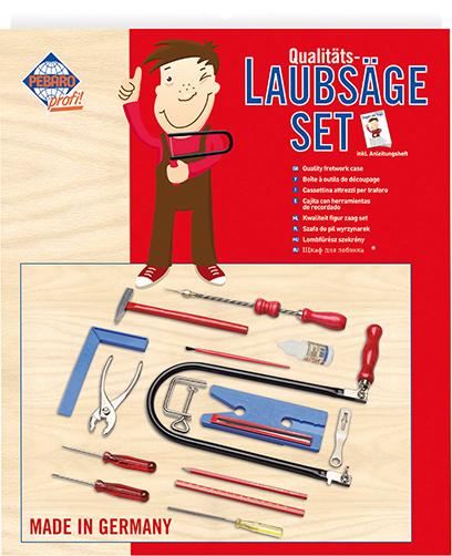 Laubsägeset im Buntkarton Modell 925P Bausch