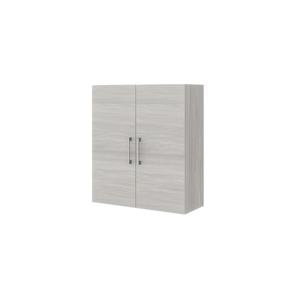 Hängeschrank mit zwei Türen und Griffen