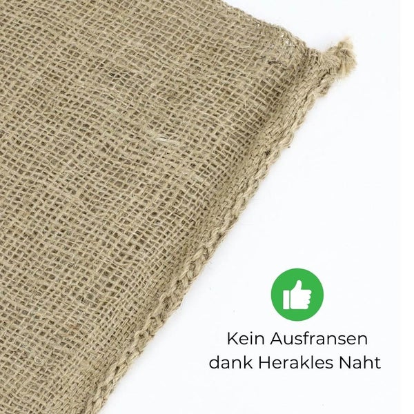 Jutesack Kartoffelsack Pflanzsack Jute Säcke Getreidesack Nuss Sack Apfelsack Pflanzenschutz 85x50 cm 6 Stück