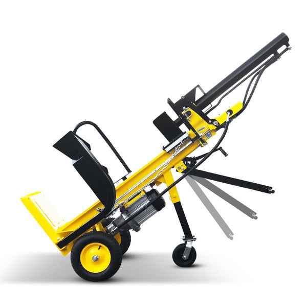 BAMATO Holzspalter HO-16E mit Elektroantrieb für sicheres und effizientes Spalten von Meterholz