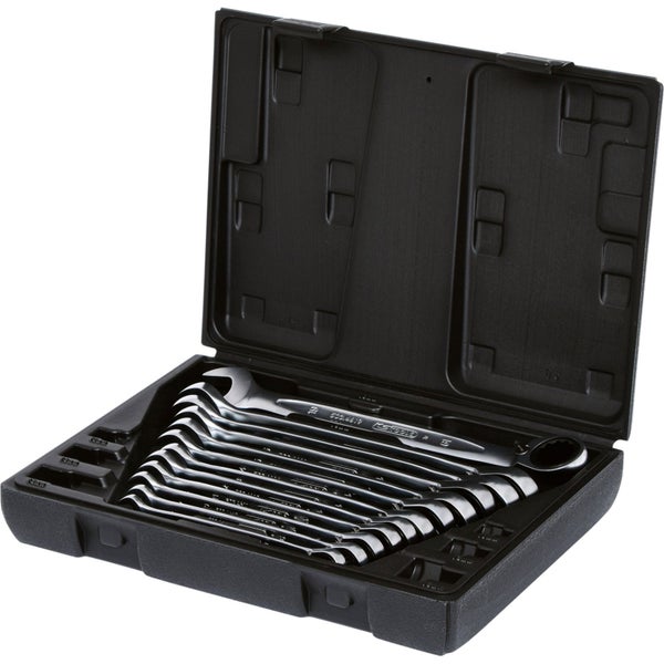 KS TOOLS GEARplus Ratschenringmaulschlüssel-Satz umschaltbar 12tlg. - 503.4665