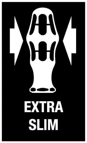 Extra schmale Bauform Symbol