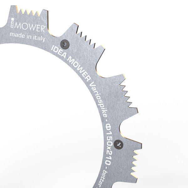 Idea Mower Vario Spike Vertikutierer-Messer, Durchmesser 150x210 Millimeter