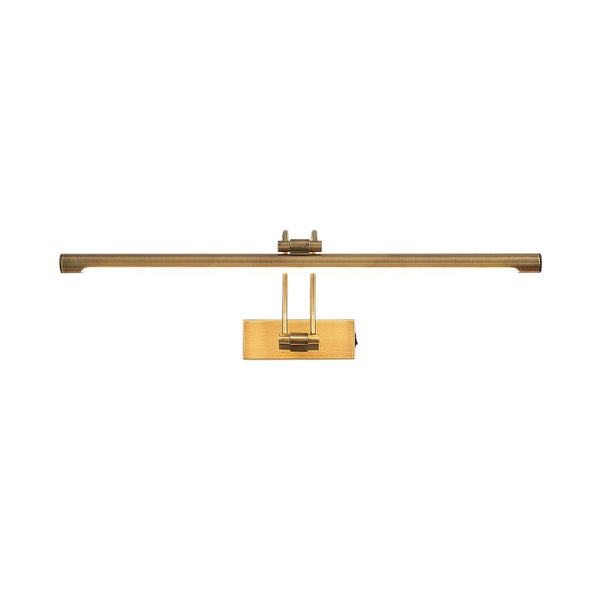 Lucande LED Wandlampe Bilderleuchte altmessing, Wandleuchte Spiegelleuchte einstellbar warmweiß 3.000K Bilderlampe IP20 12W