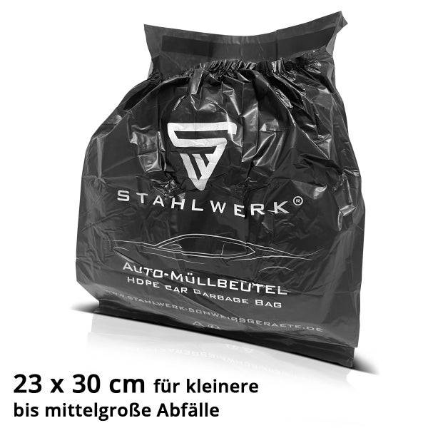 Automüllbeutel 60 Stück 4,5 Liter 23 x 30 cm extra starke Abfallbeutel