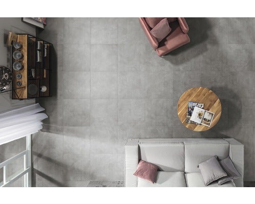 Bodenfliese Rako Betonico grau 60x60cm