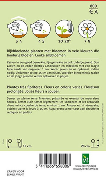 Informationen zur Aussaat von Pflanzen
