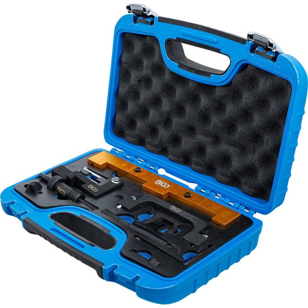 Nockenwellen Arretierwerkzeugsatz im Werkzeugkoffer