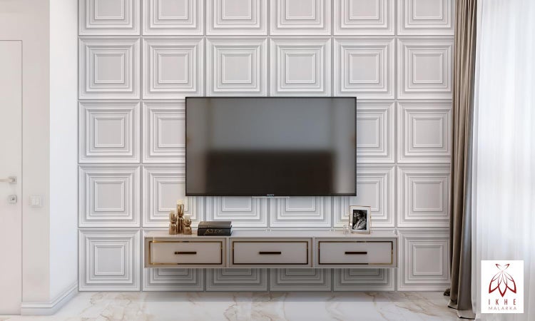 3D Wandpaneel 50x50 cm – PVC Kunststoff in realistischer 3D Optik – Roma Klassiker Desing D145