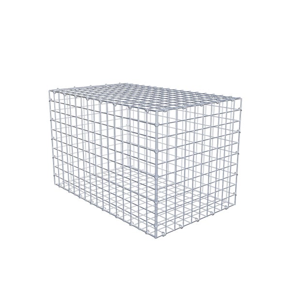 Gabione 80 cm x 50 cm x 50 cm (L x H x T), Maschenweite 5 cm x 5 cm, C-Ring