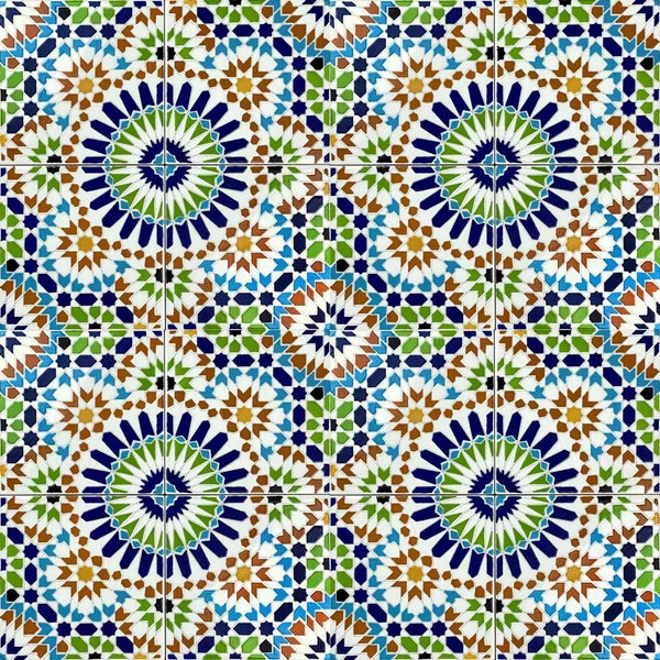 Fliesen mit geometrischem Muster