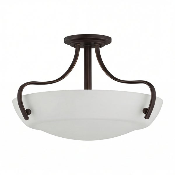 Deckenleuchte mit Glasschirm