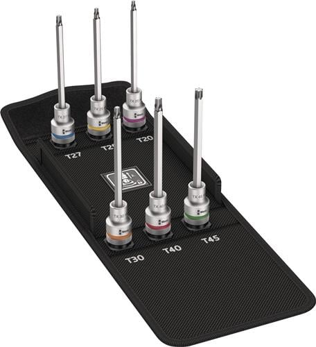 Wera Steckschlüsselsatz 8767 C TORX HF2 6tlg.1/2 T20-T45 - 5004211001