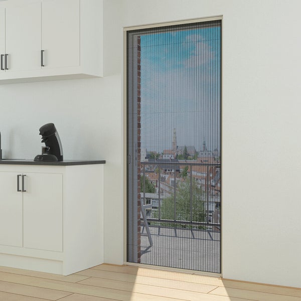 Livn Plissee-Tür Basic 100x215cm weiß