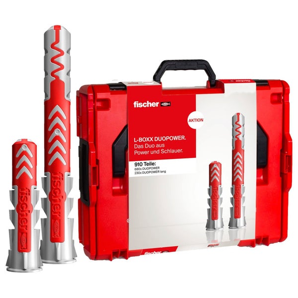 Fischer Dübel L-Boxx Duopower mit 910 Teilen