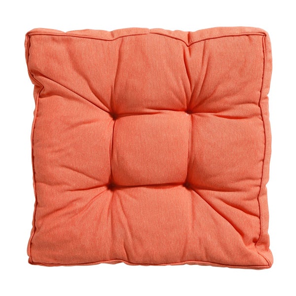 Sitzkissen Florance Panama Flammenorange - Ca. 47x47 cm - 4er-Set