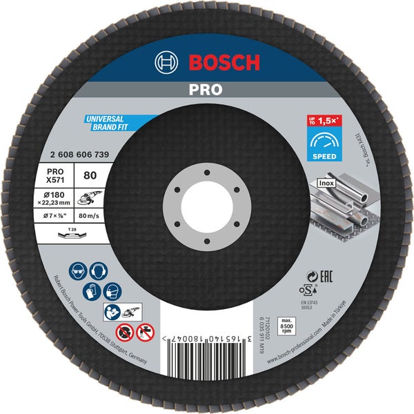 Bosch Pro Fiberschleifscheibe Durchmesser 180 Millimeter