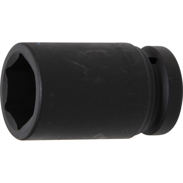 BGS Kraft-Steckschlüssel-Einsatz Sechskant tief Antrieb Innenvierkant 25 mm (1) SW 38 mm - 5500-38