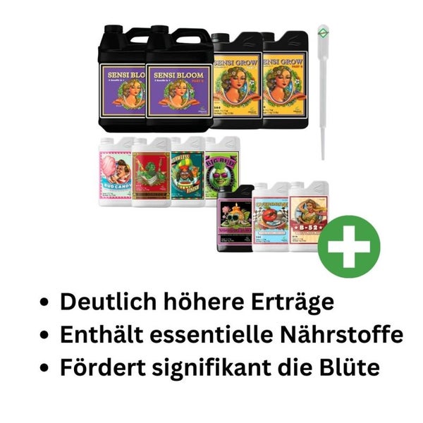 Advanced Nutrients 7-teiliges XL Dünger Set – Komplettset mit 11 Hochwertigen Komponenten für Maximales Pflanzenwachstum, Gesunde Wurzeln & Üppige Blüten