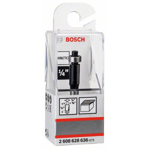 Bosch Laminat-Bündigfräser 1/4 Ø 9,5 mm L 13,7 mm G 56 mm - 2608628636