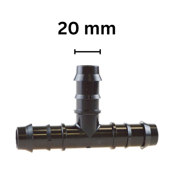 PE T-Stück 20 mm – PE-Rohr T-Verbinder