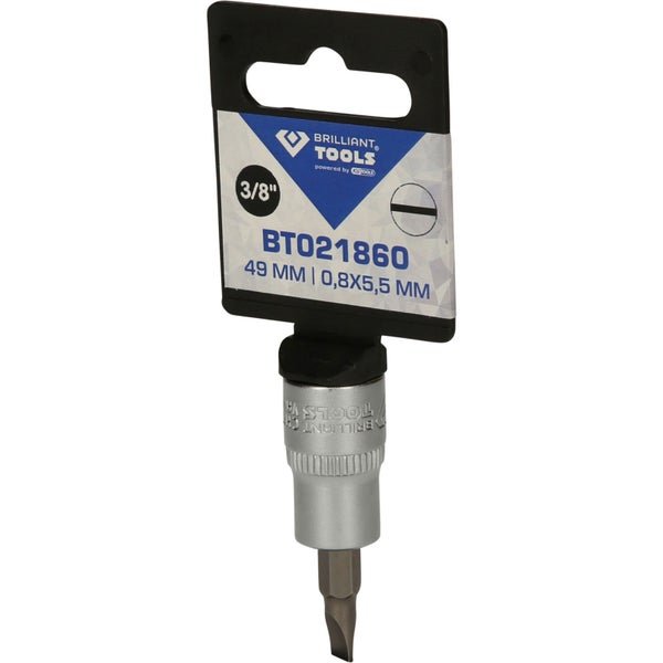 BRILLIANT TOOLS 3/8 Schlitz Bit-Stecknuss 0,8 x 5,5 mm - BT021860