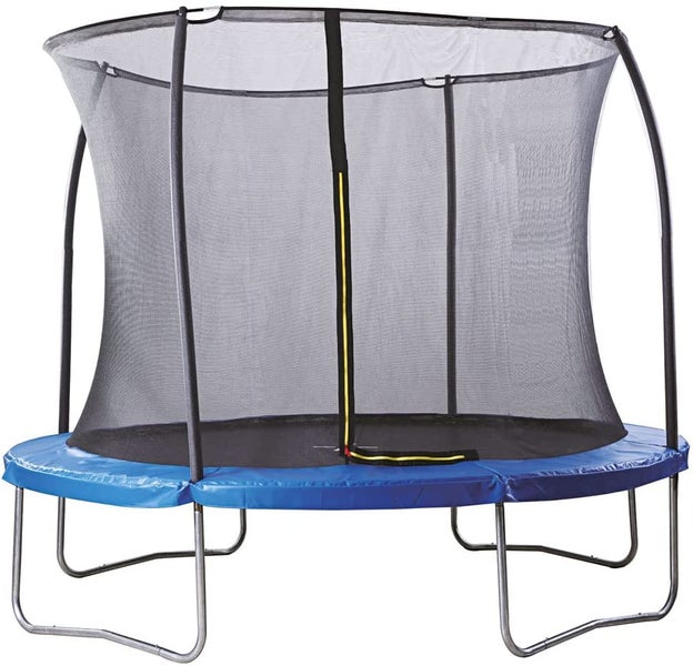 Sena Dunlop Gartentrampolin mit Netz Ø 306cm, Kindertrampolin Trampolin groß