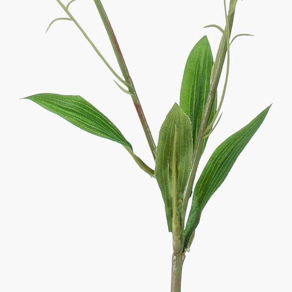 Künstliche Glockenblume aus Textil mit blauen Blüten