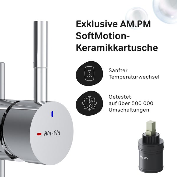 AM.PM Wasserhahn mit SoftMotion Keramikkartusche