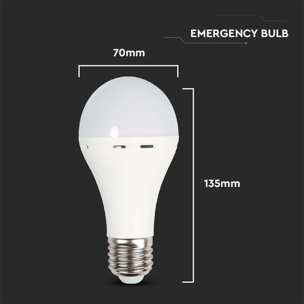 Notfall Lampe mit den Maßen 70 mm mal 135 mm