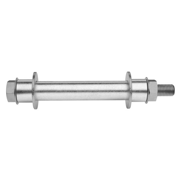 ECD Germany 2er Set Schubkarrenrad aus pannensicherem PU Vollgummi, Ersatzrad Gummirad mit Achse, 3.50-8, Ø350 x 80 mm, Schwarz, 150kg, Reifen mit Stahlfelge, PU-Rad Reifen für Schubkarre Gartenkarren