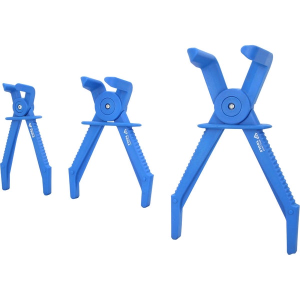 BRILLIANT TOOLS Schlauch-Abklemm-Zangen-Satz 90° abgewinkelt 3tlg.  - BT521015