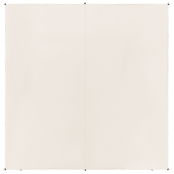 Quadratische Plane mit den Maßen 300 mal 300 Zentimeter