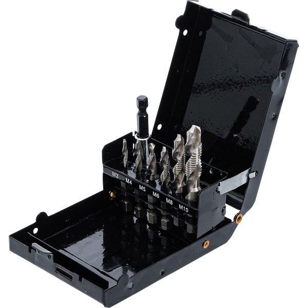 Steckschlüssel-Set mit offenem Deckel