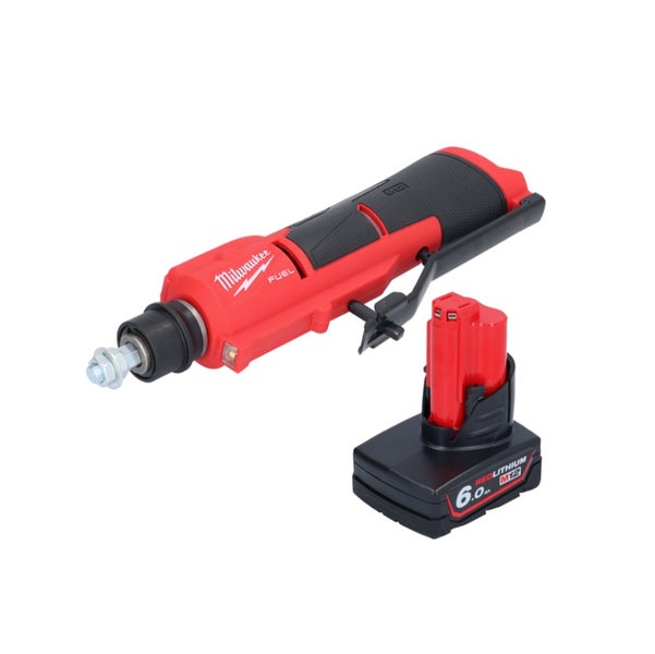 Milwaukee M12 FUEL Akku-Stabschleifer mit M12 Redlithium Akku mit 6,0 Amperestunden