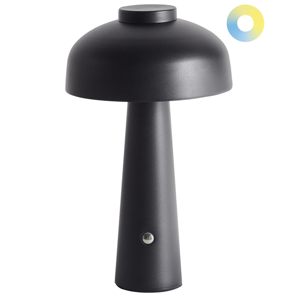 Schwarze Tischleuchte