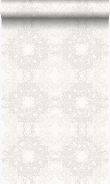 Origin Wallcoverings Tapete grafische Form Weiß - 53 cm x 10,05 m - 346219