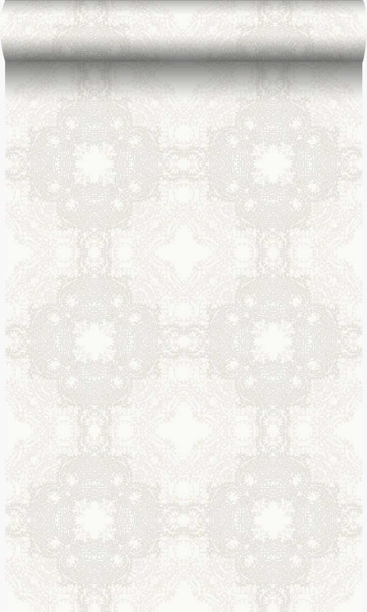 Origin Wallcoverings Tapete grafische Form Weiß - 53 cm x 10,05 m - 346219