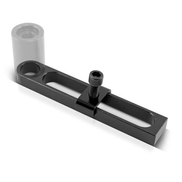 Einstellbare Werkzeugauflage mit Schraube zur Befestigung