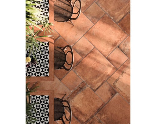 Wand- und Bodenfliese Heartland terracotta 30x60,3 cm