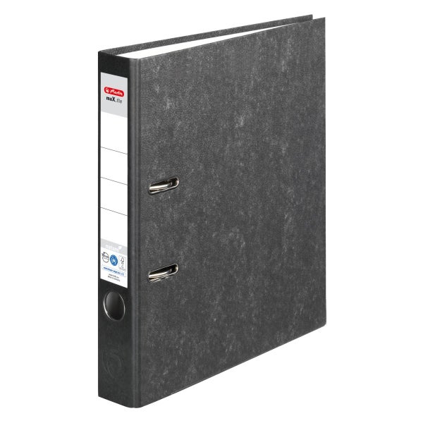 Herlitz Ordner maX.file nature A4 5cm schwarz