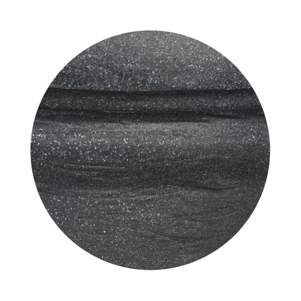 Scheurich 2er Set Blumentöpfe Formia 40, rund,  aus Kunststoff Farbe: Schwarz Granit, 40 cm Durchmesser, 29,7 cm hoch, 20,5 l Vol.