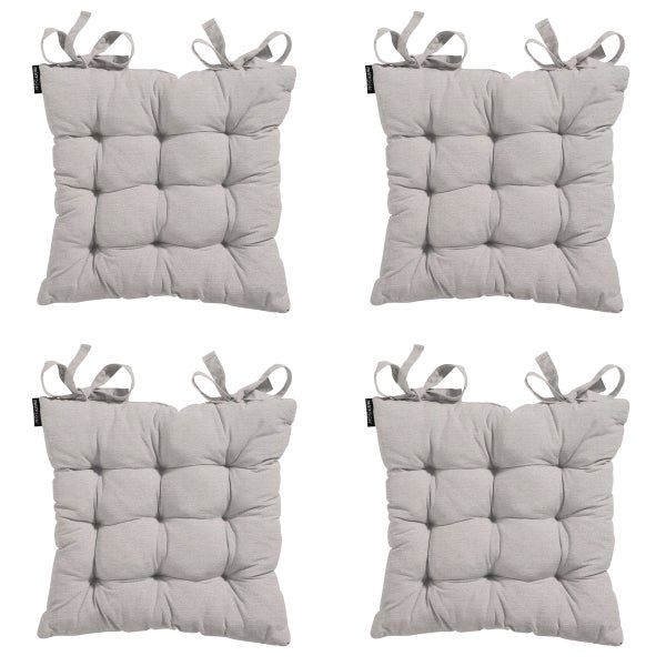 Sitzkissen Tuscany Naples taupe - Ca. 46x46 cm - 4er-Set